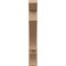 Ekena Millwork 7 1/2-in W x 48-in D x 48-in H Balboa Slat Rough Cedar Woodgrain TimberThane Outlooker, Primed Tan OUTUR075X48X48BOA24RCPR - alternate 3